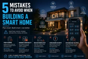 5 mistakes to avoid when building a smart home with connected devices and automation