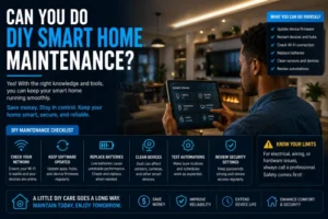 Can you do DIY smart home maintenance? Maintaining smart home devices and automation systems